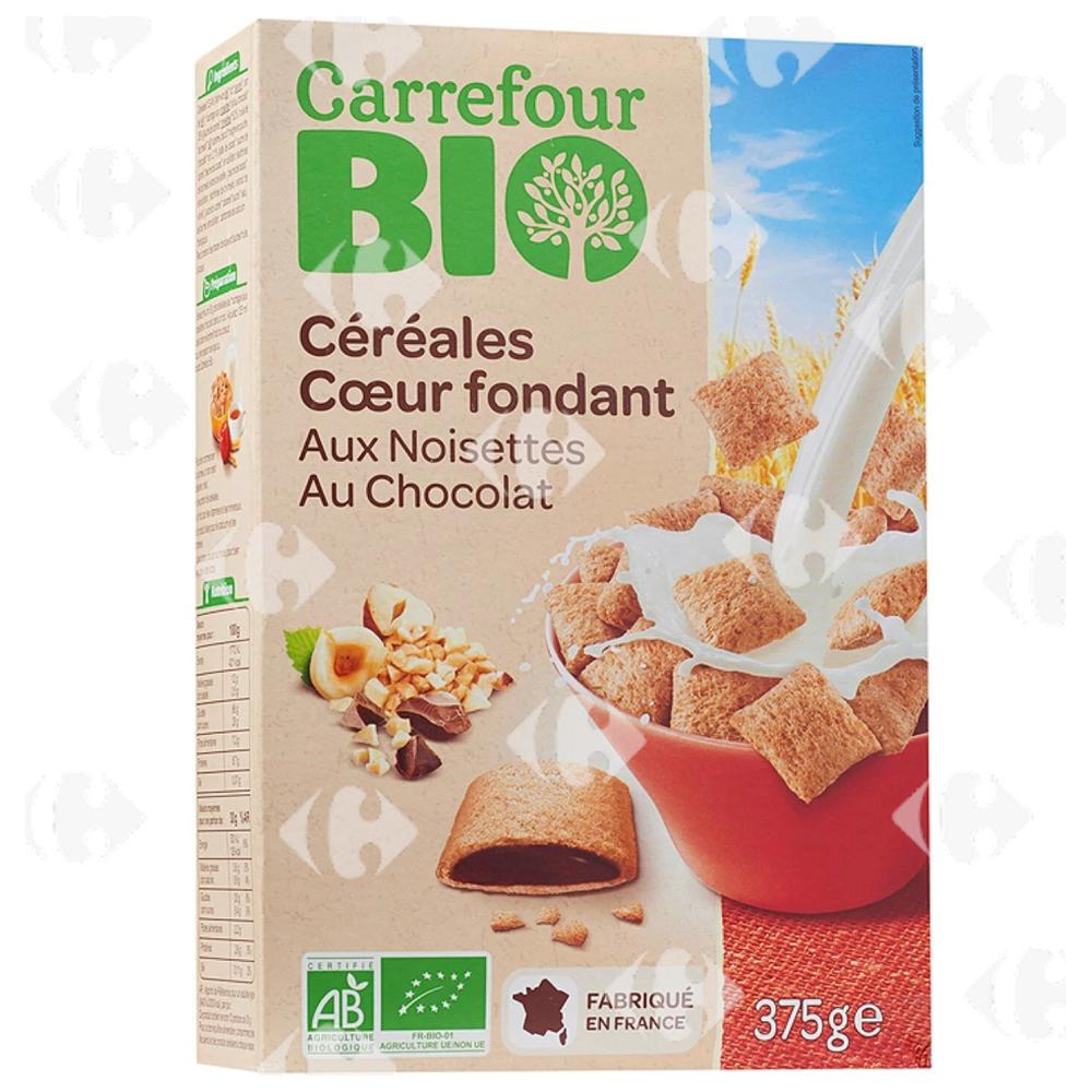 Céréales Bio aux Noisettes et au Chocolat Carrefour Bio 375g