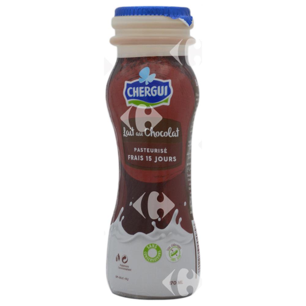 [642029] Lait Frais Aromatisé au Chocolat Chergui 170ml