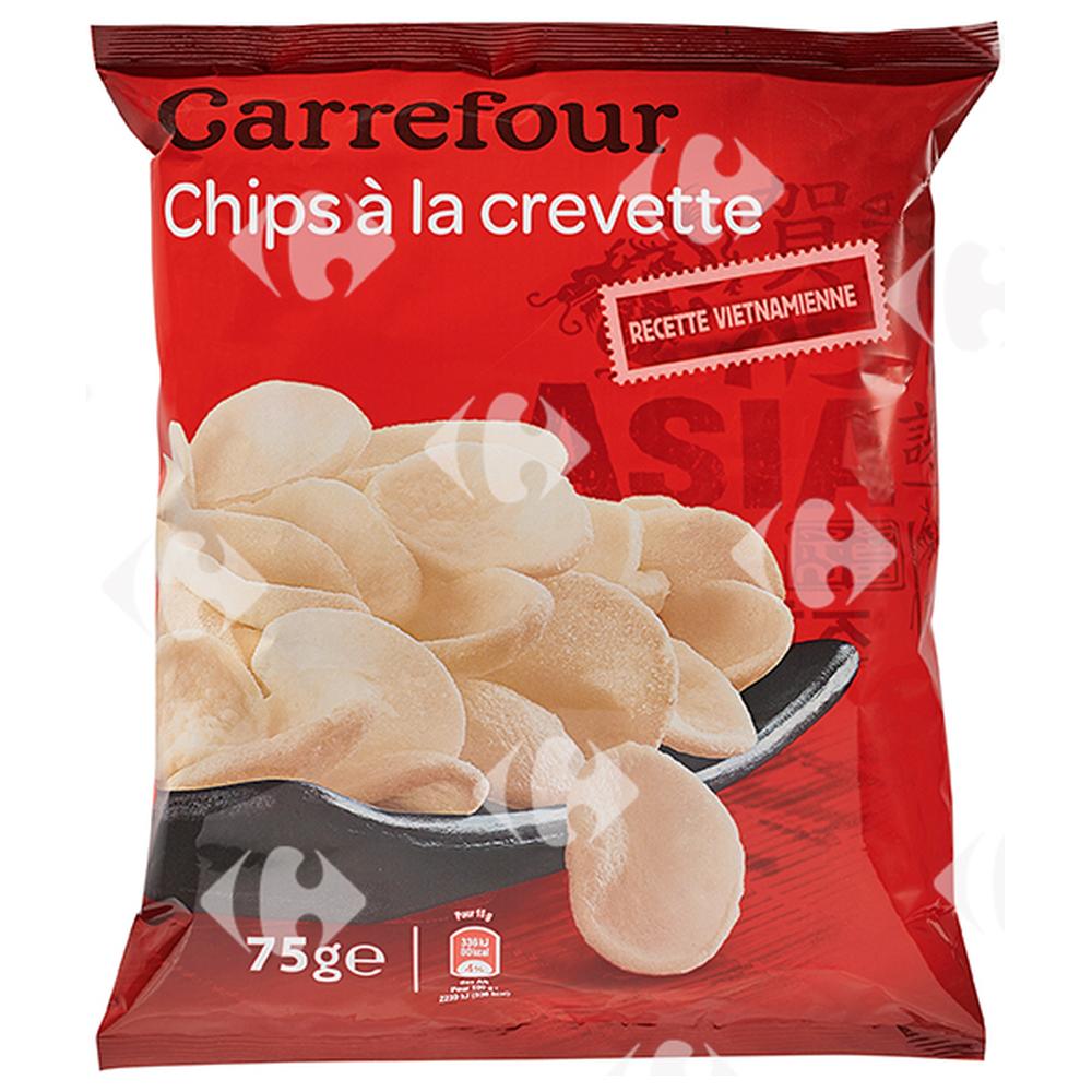 Chips à la Crevette Carrefour 75g