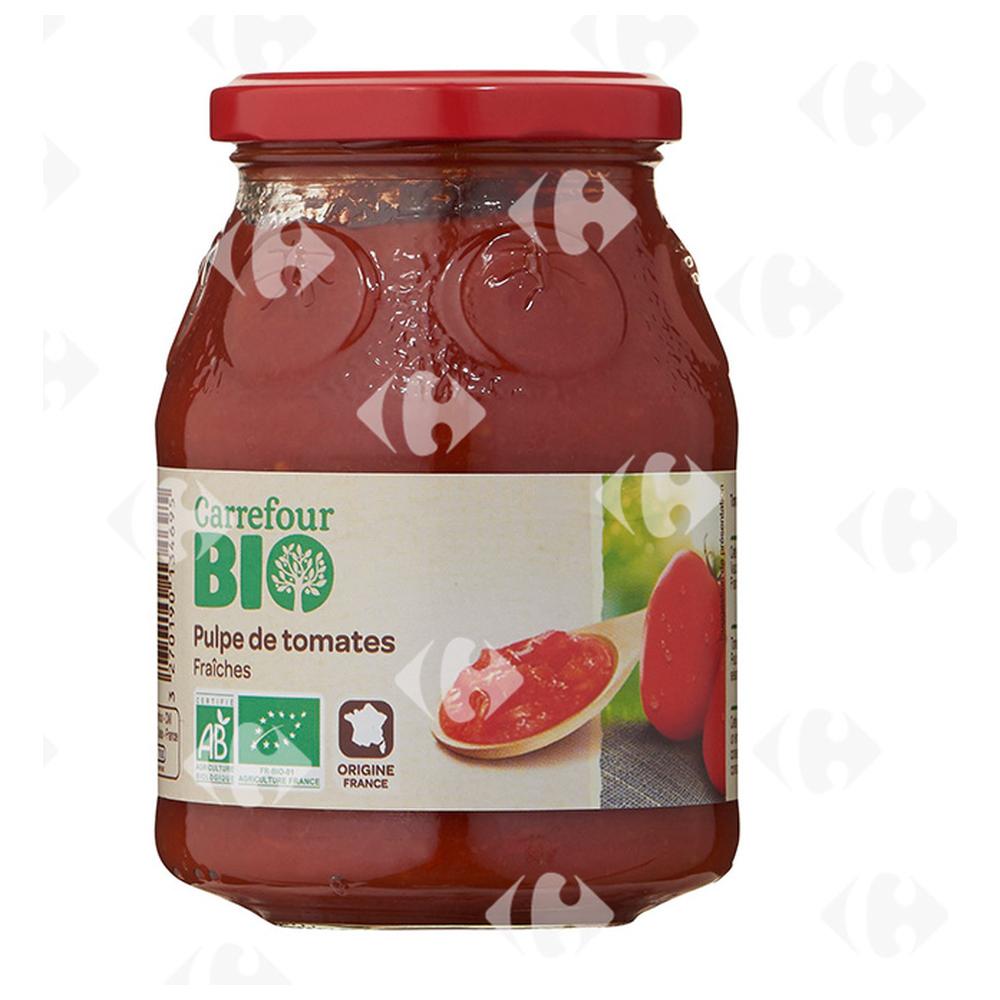 [209652] Sauce Bio Pulpe de Tomates Fraîches Carrefour Bio 400g