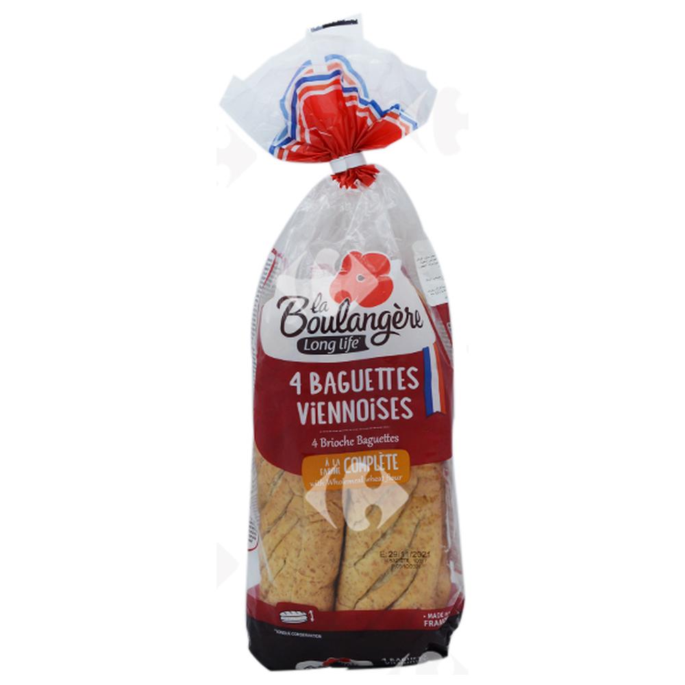 [640325] Baguettes Viennoises Complètes La Boulangère 4 pièces 340g
