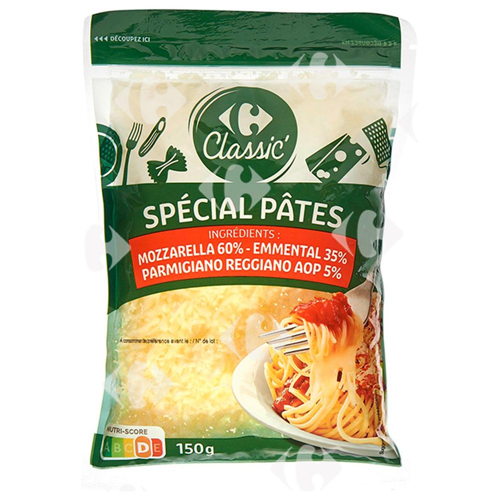 [562512] Fromage Râpé spécial Pâtes Carrefour 150g