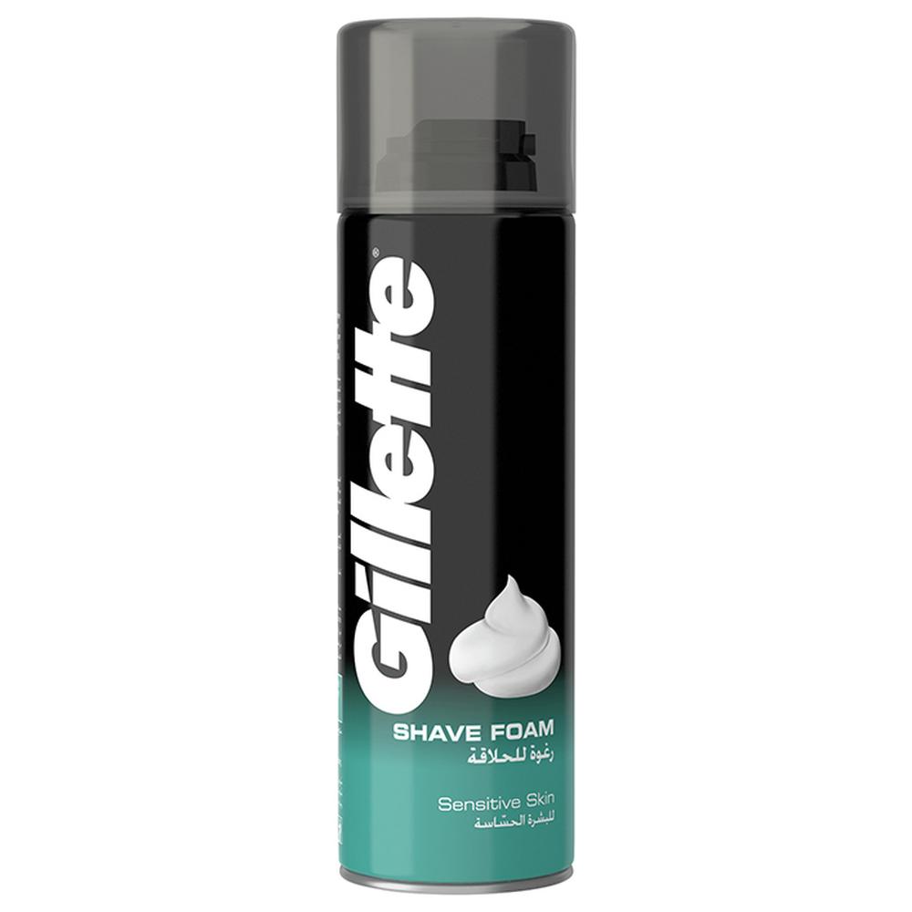 Mousse à Raser pour peaux sensibles Gillette 200ml
