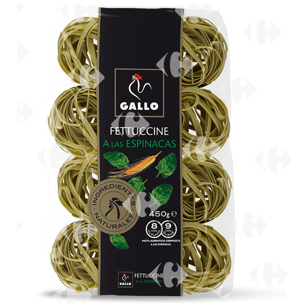 Nid Fettuccine aux Epinards Gallo 450g