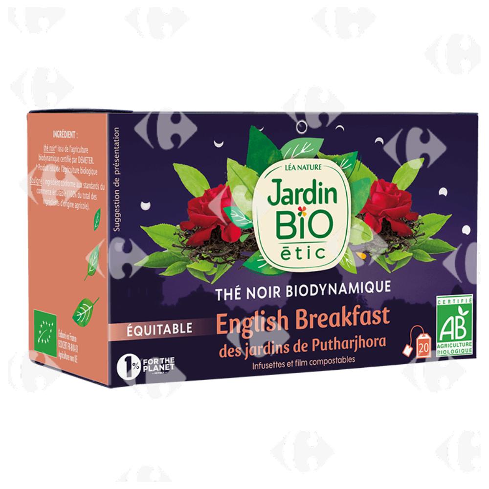 [683247] Thé Bio Noir English Breakfast Jardin Bio 32g
