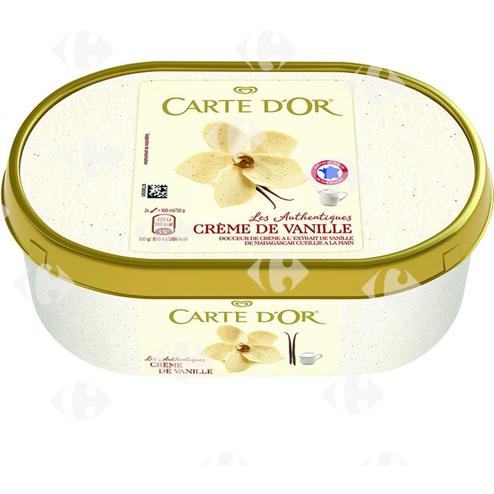 Crème Glacée Vanille Carte D'Or 900ml