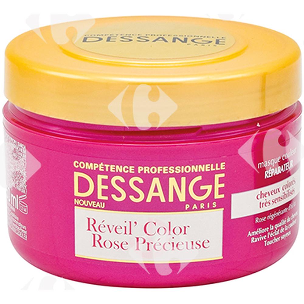 [630555] Masque Réparateur Réveil Color Rose Précieuse Dessange 250ml.