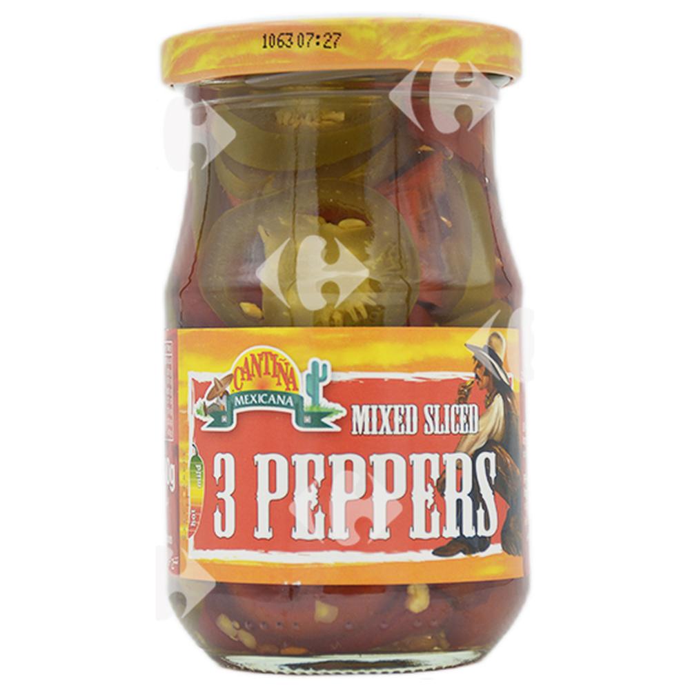 [530213] Mix 3 Poivrons Cantina Mexicana 190g