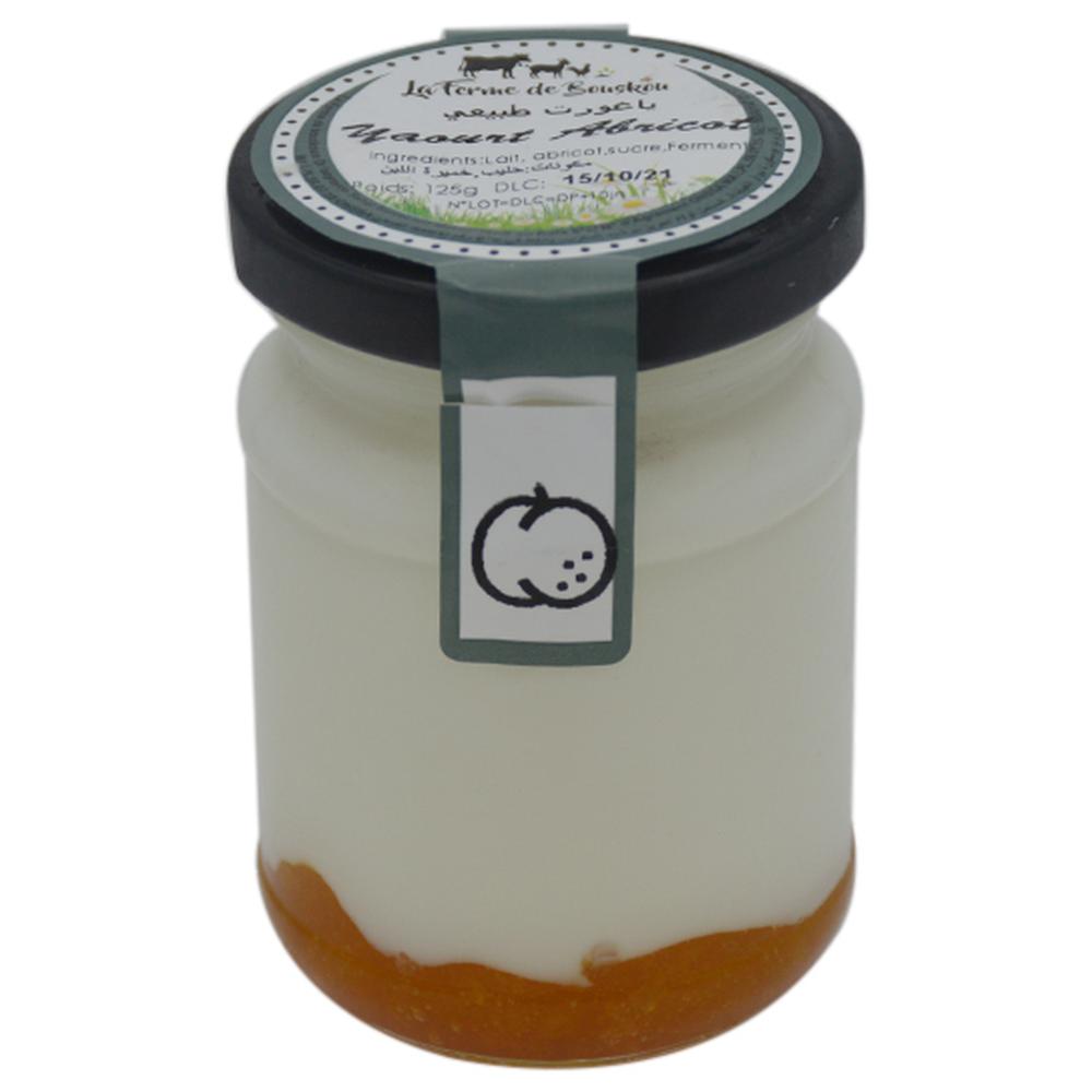 Yaourt Brassé Coulis d'Abricot La Ferme de Bouskou 125g