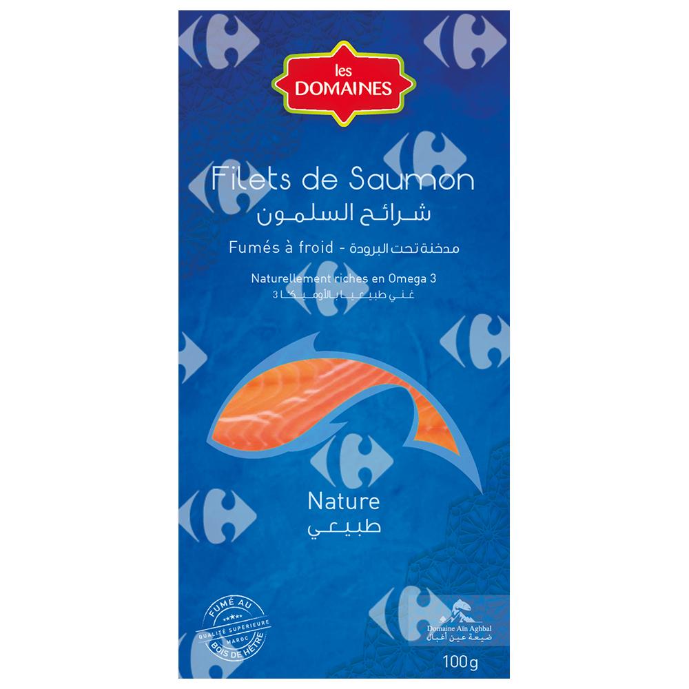 [597359] Filet de Saumon Fumé Les Domaines 100g