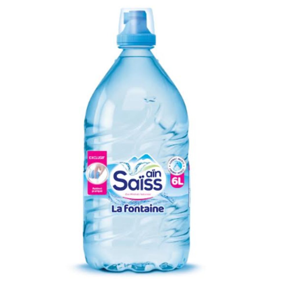 [702815] Eau minérale plate Ain Saiss Fontaine 6L.