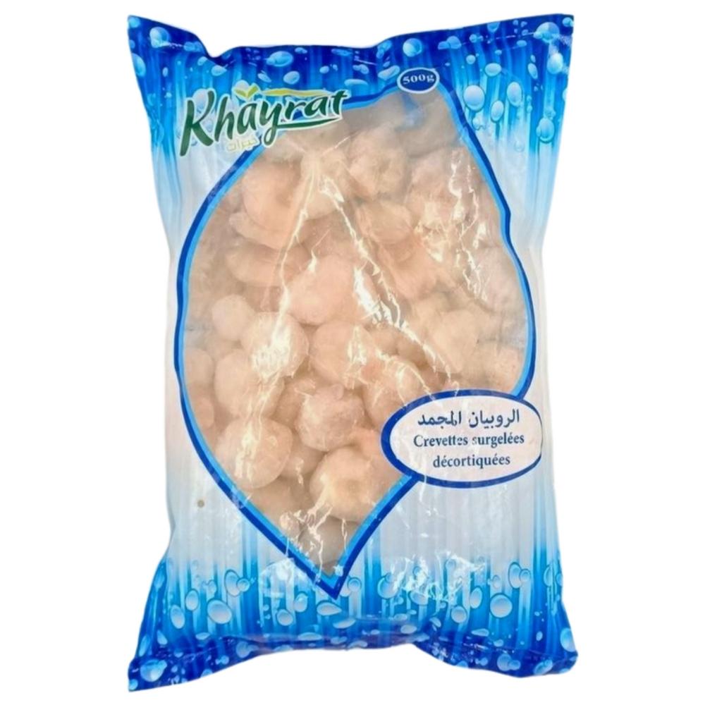 Crevettes Décortiquées 50/70 Khayrat 500g