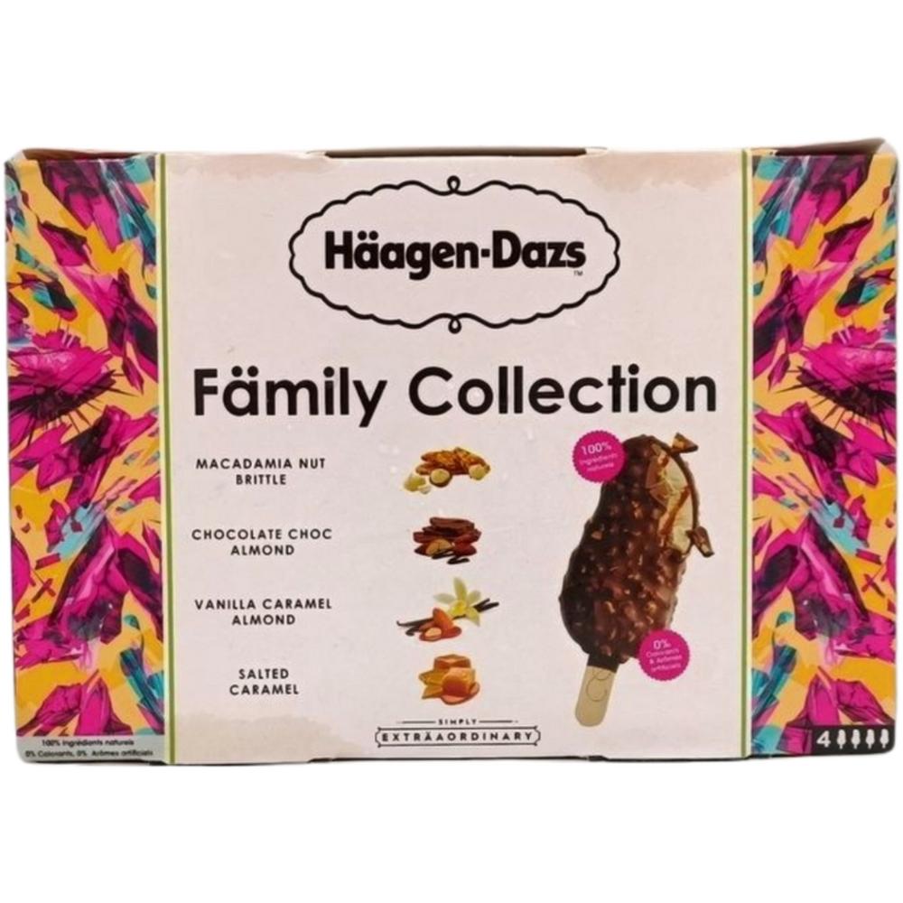 [699795] Lot Bâtonnets Glace Häagen-Dazs 80ml 3+1 Gratuit