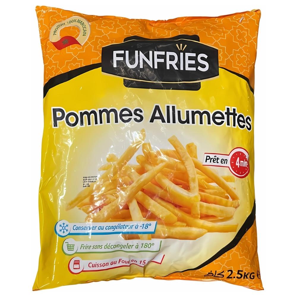 [386555] Pommes Frites Surgelées Funfries 6/6 2.5kg