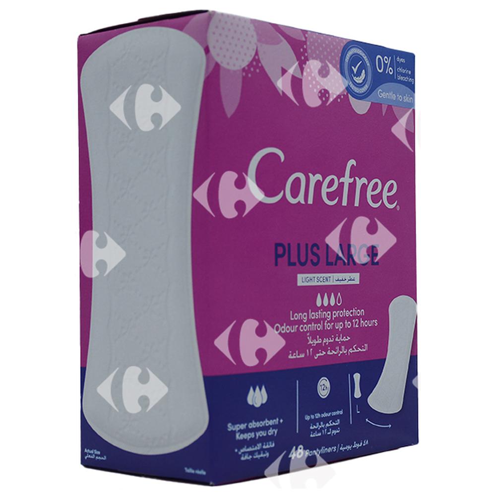 [398860] Protège-Slip Large Carefree 48 unités