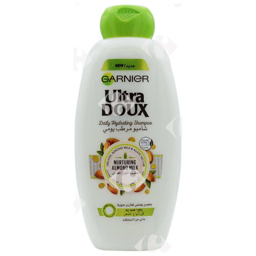 Shampooing Lait Amande Ultra Doux Garnier 600ml.