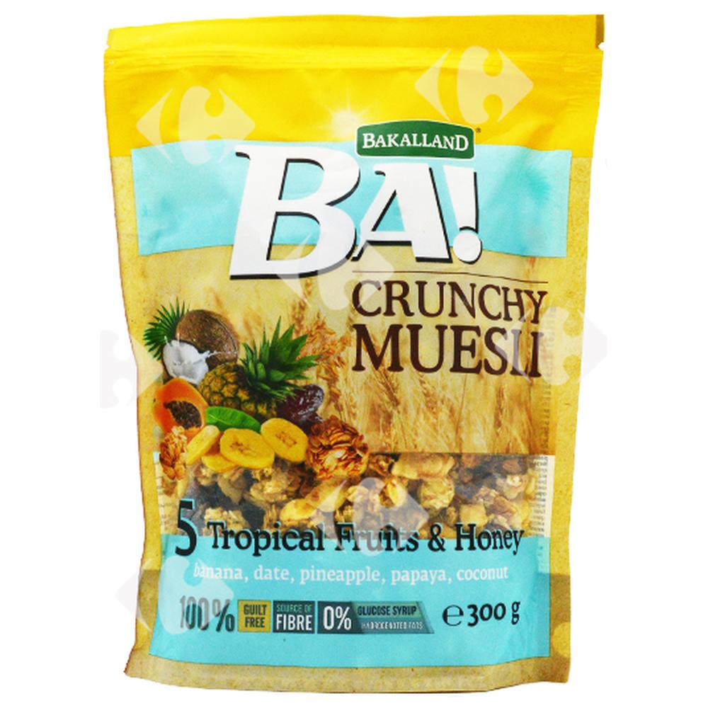 [643285] Muesli Crunchy Fruits Tropicaux Ba 300g