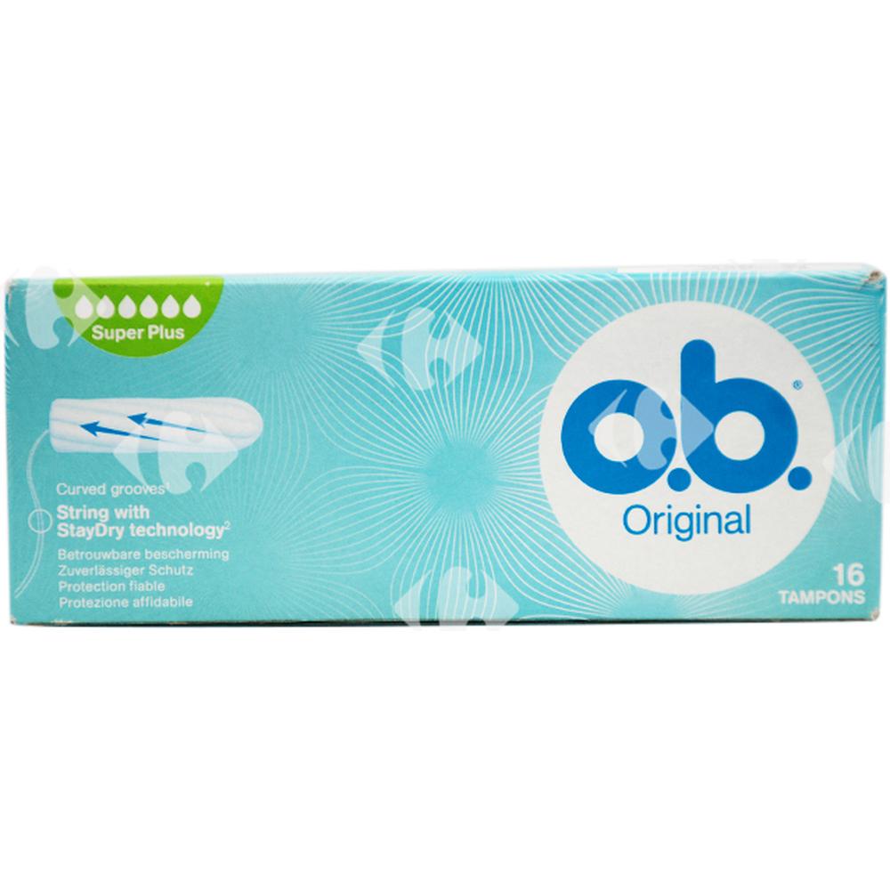 Tampons Sans Applicateur Super Plus Ob 16 unités