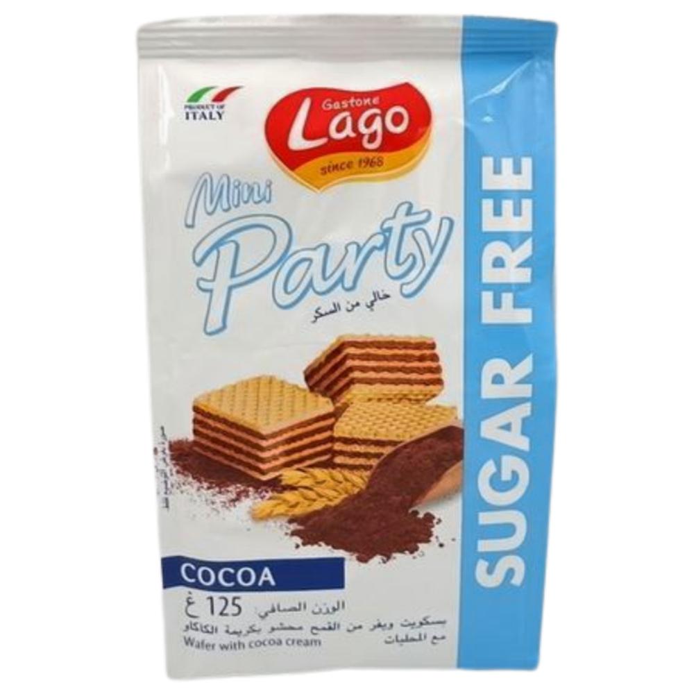 [648946] Mini Gaufrettes Sans Sucre Cacao Party 125g