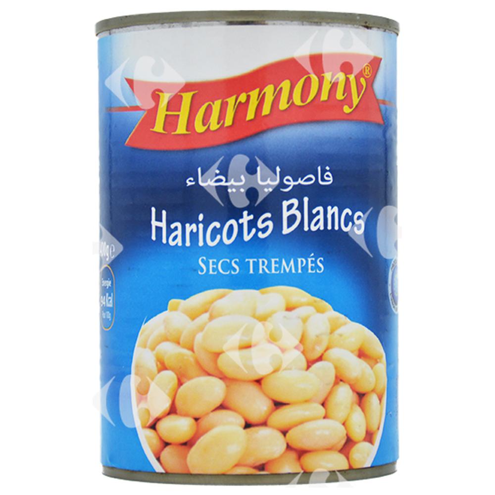 Conserve de Haricots Blancs Harmony 400g.