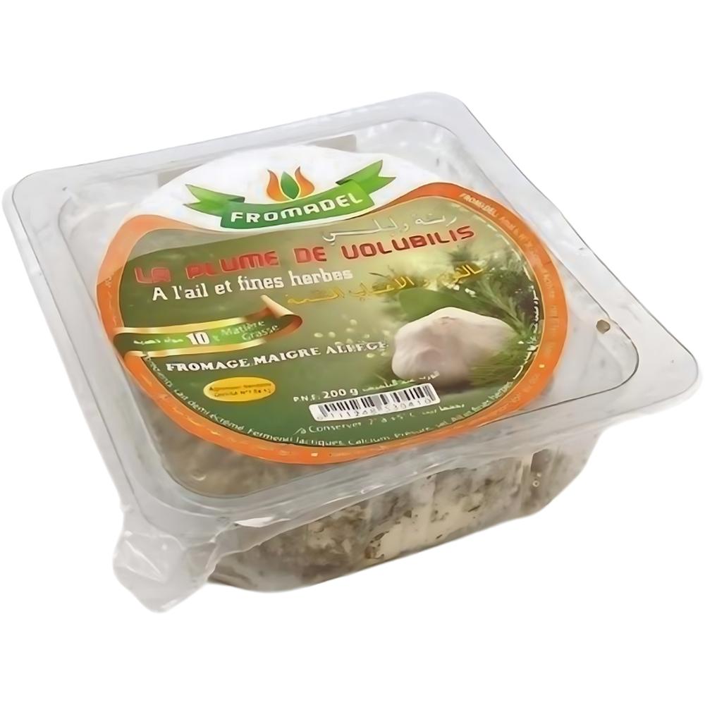[207961] Fromage Ail et Fines Herbes Plume Volubilis Fromadel 200g