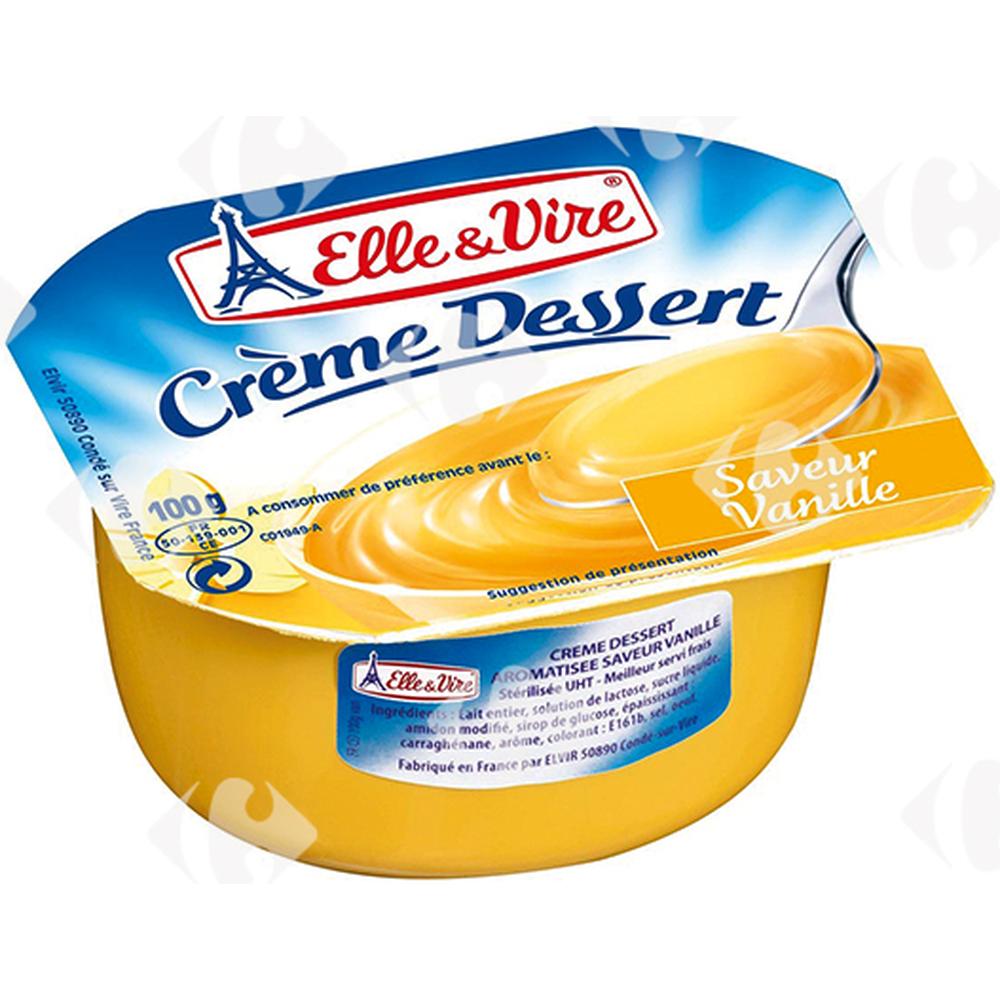 [31665] Crème Dessert Vanille Elle Et Vire 100g