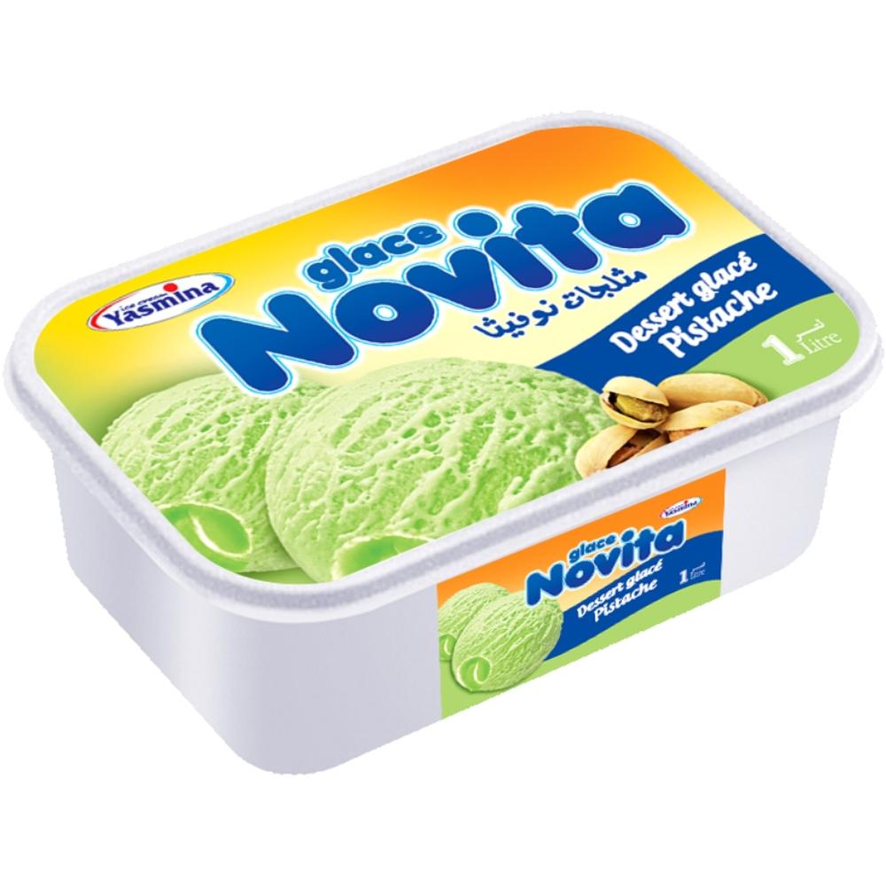[31638] Crème Glacée Novita Pistache Bac Yasmina 1L