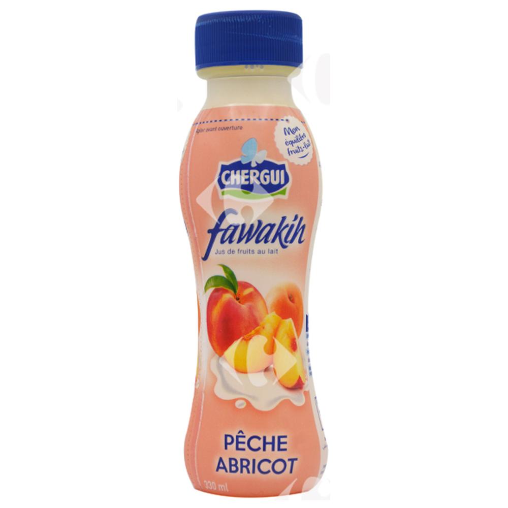[614352] Jus au Lait Pêche Abricot Fawakih Chergui 330ml