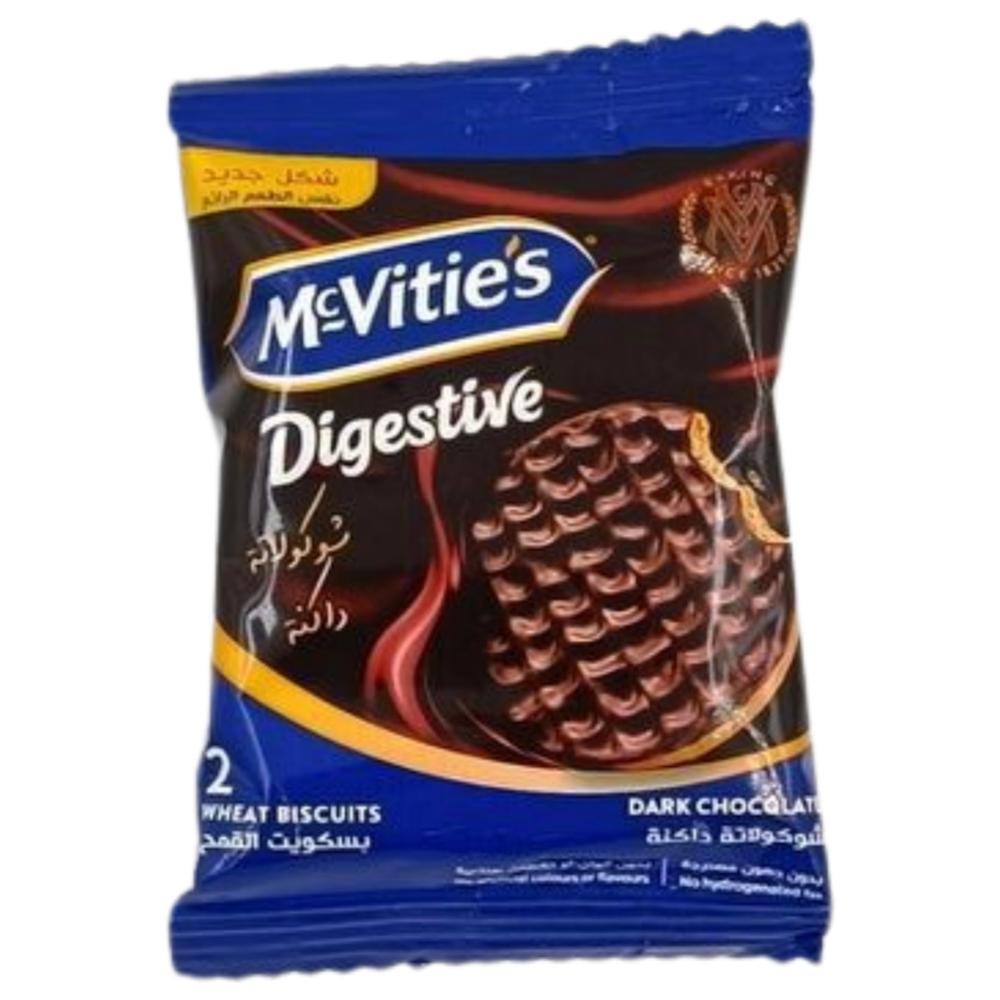 [615372] Biscuits Digestive Chocolat Noir Mcvitie's 33g