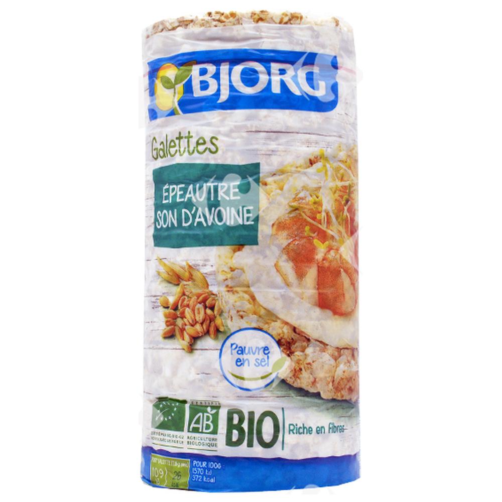 [510816] Galettes d'Épeautre et Son d'Avoine Bio Bjorg 130g