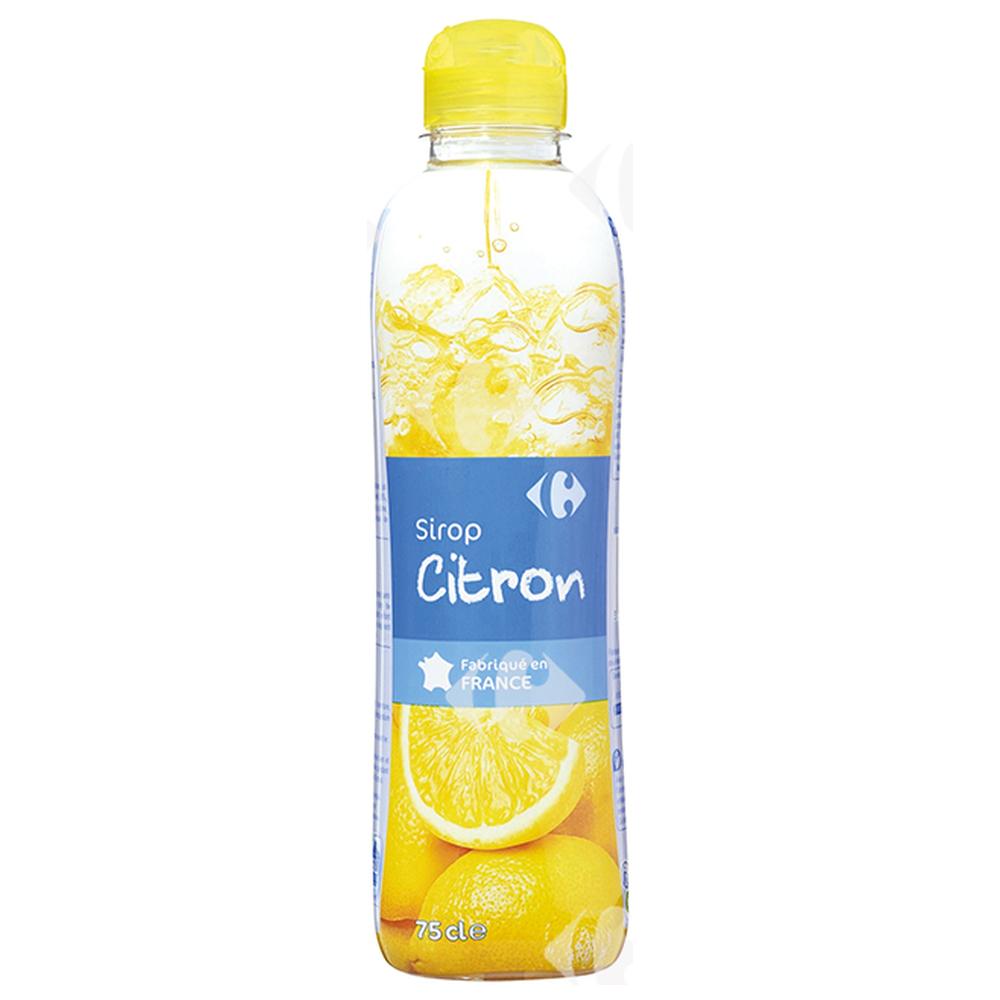 [627074] Sirop de Citron Carrefour 75cl