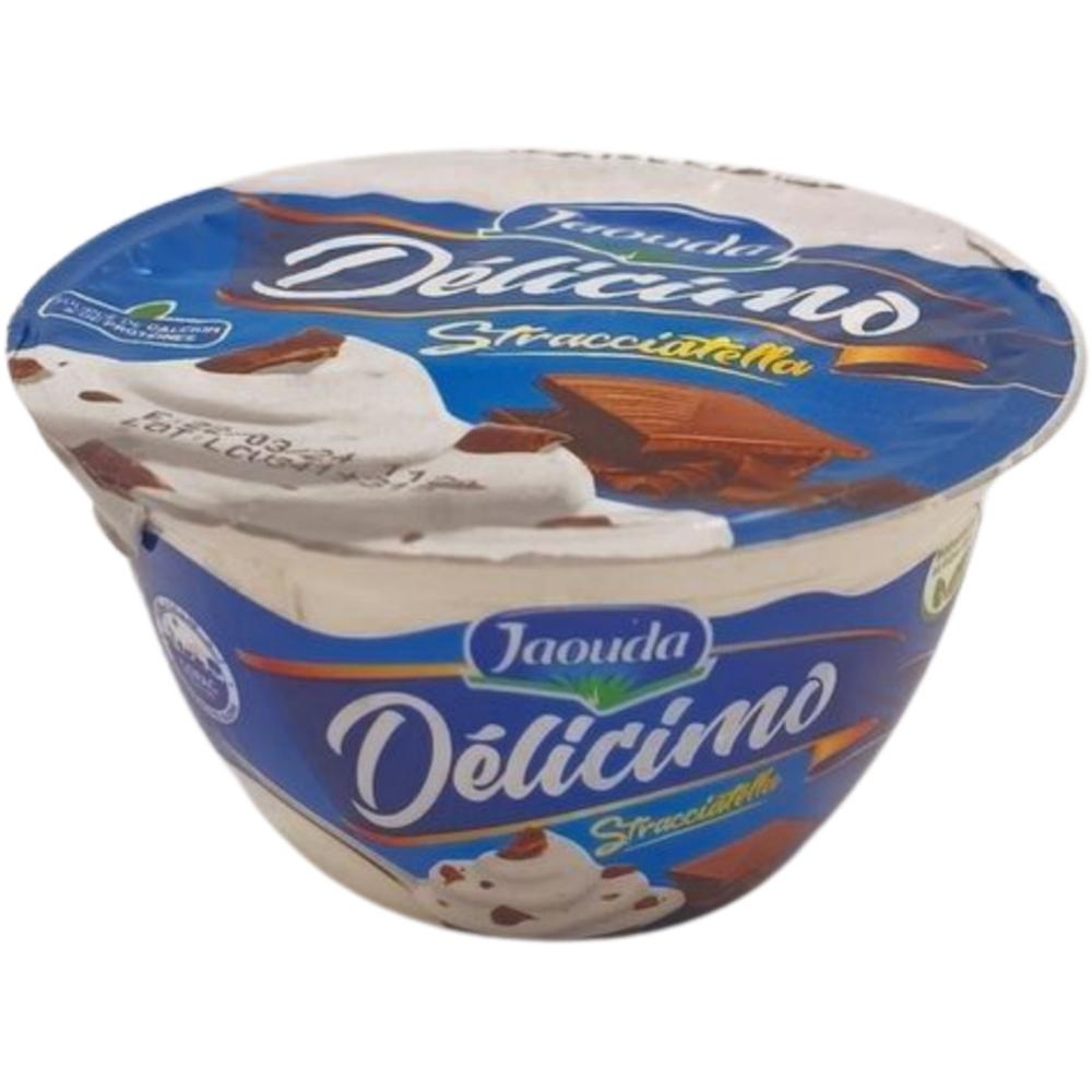 [651375] Yaourt Brassé Stracciatella Délicimo Jaouda 140g