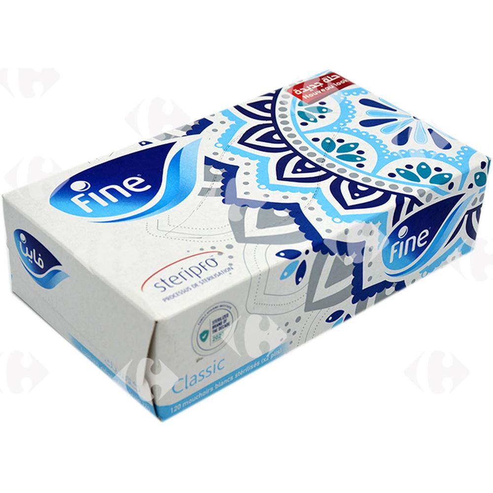 Boîte de Mouchoirs Fine 2 Plis 120 unités
