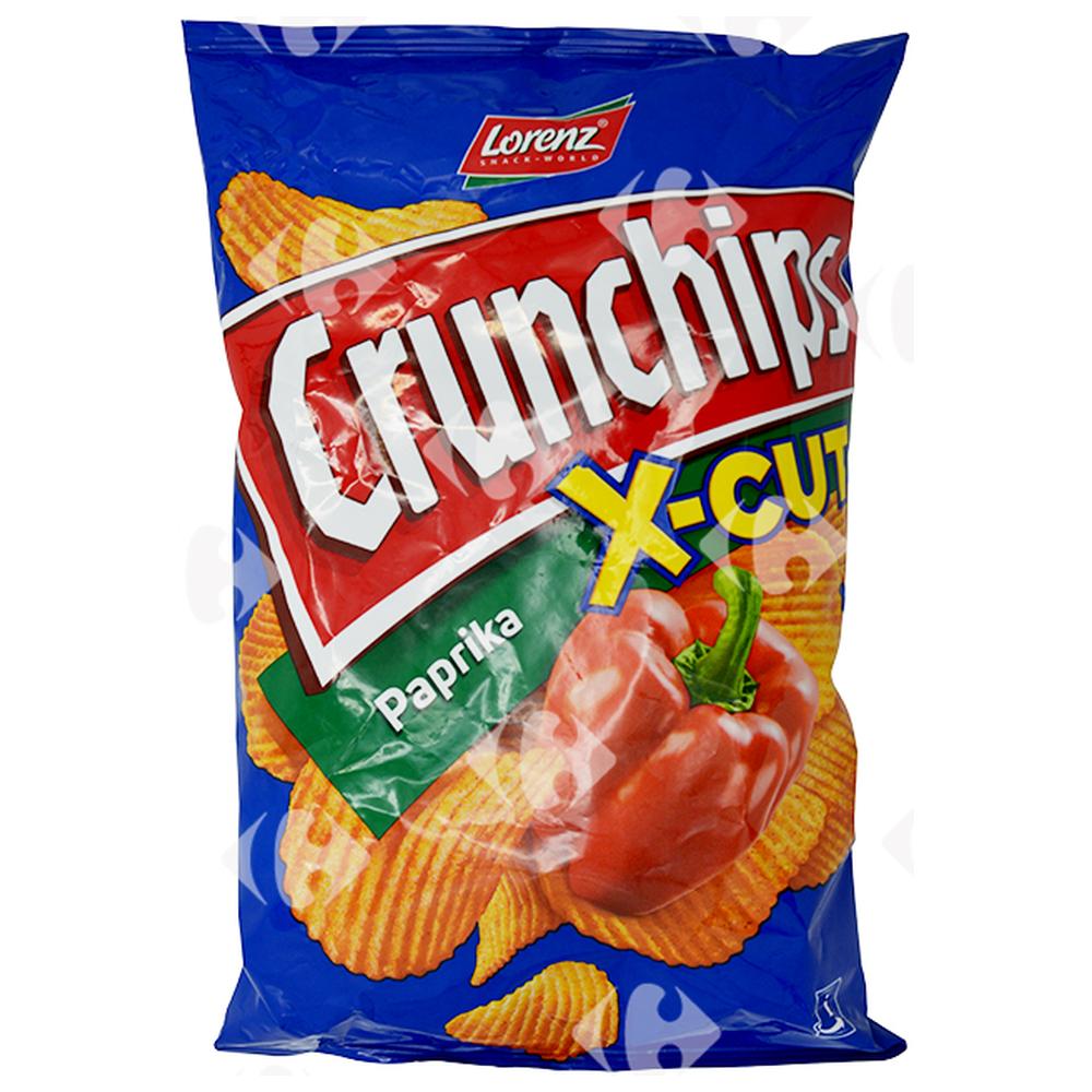 Chips Paprika Crunchips X-Cut 150g.
