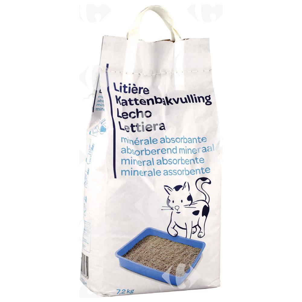Litière Minérale Carrefour Blanc 10L