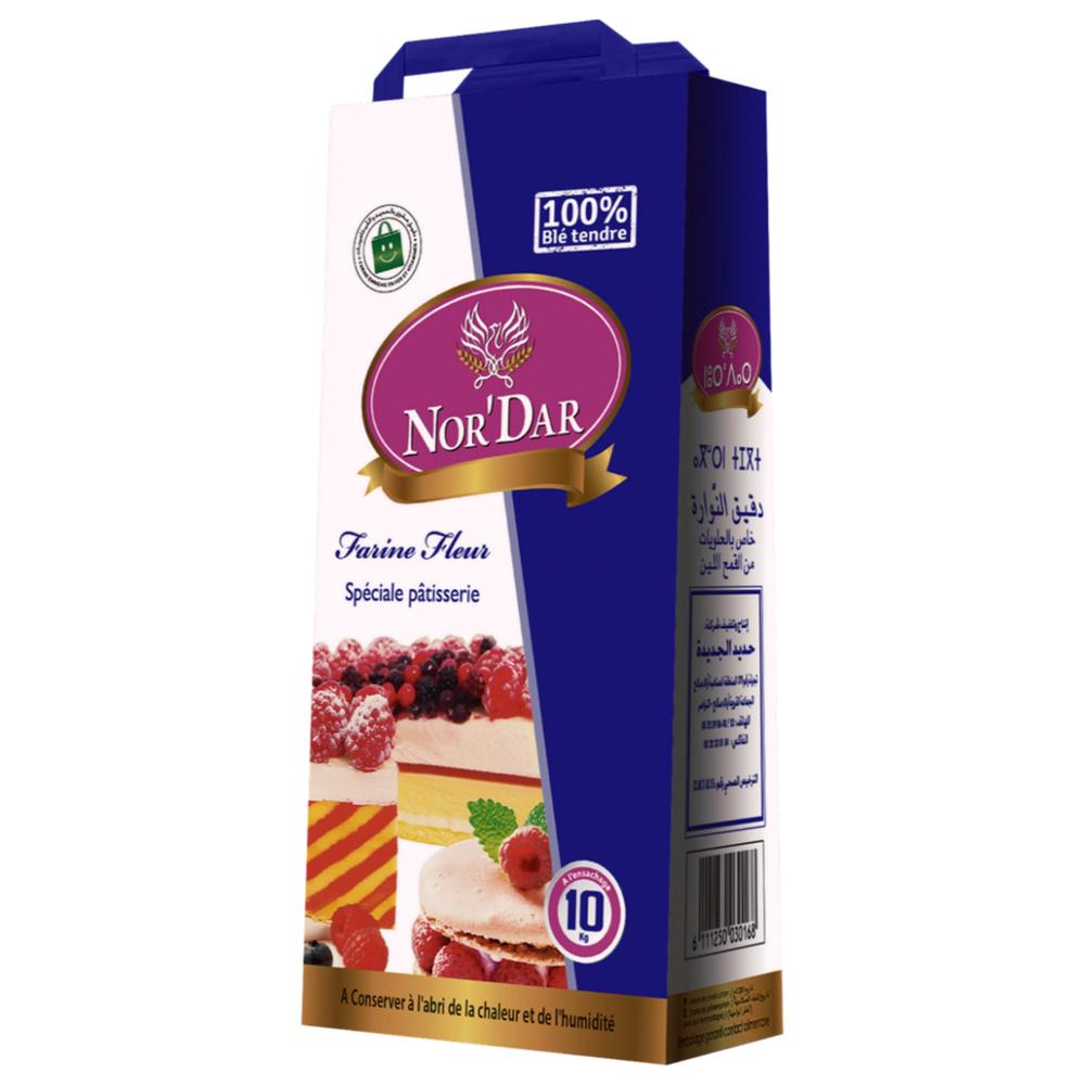 [681179] Farine Fleur Nor Dar 10kg + 2kg Gratuit.