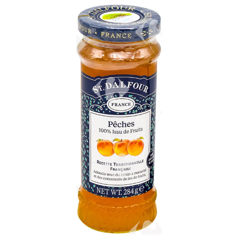 [54882] Confiture de Pêche Sans Sucre Saint Dalfour 284g