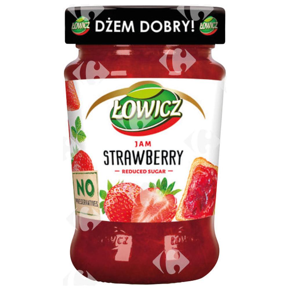 Confiture Fraise Sucre Réduit Towicz 280g.