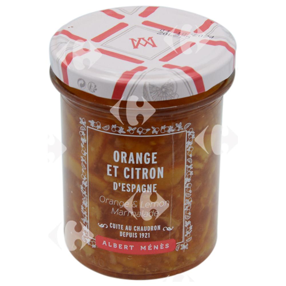 Marmelade d'Oranges et de Citron Albert Ménès 295g