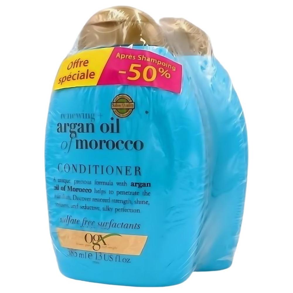 [715054] Lot Shampooing Argan Oil Oxg 385ml + Après-Shampooing (-50% sur le 2ème)