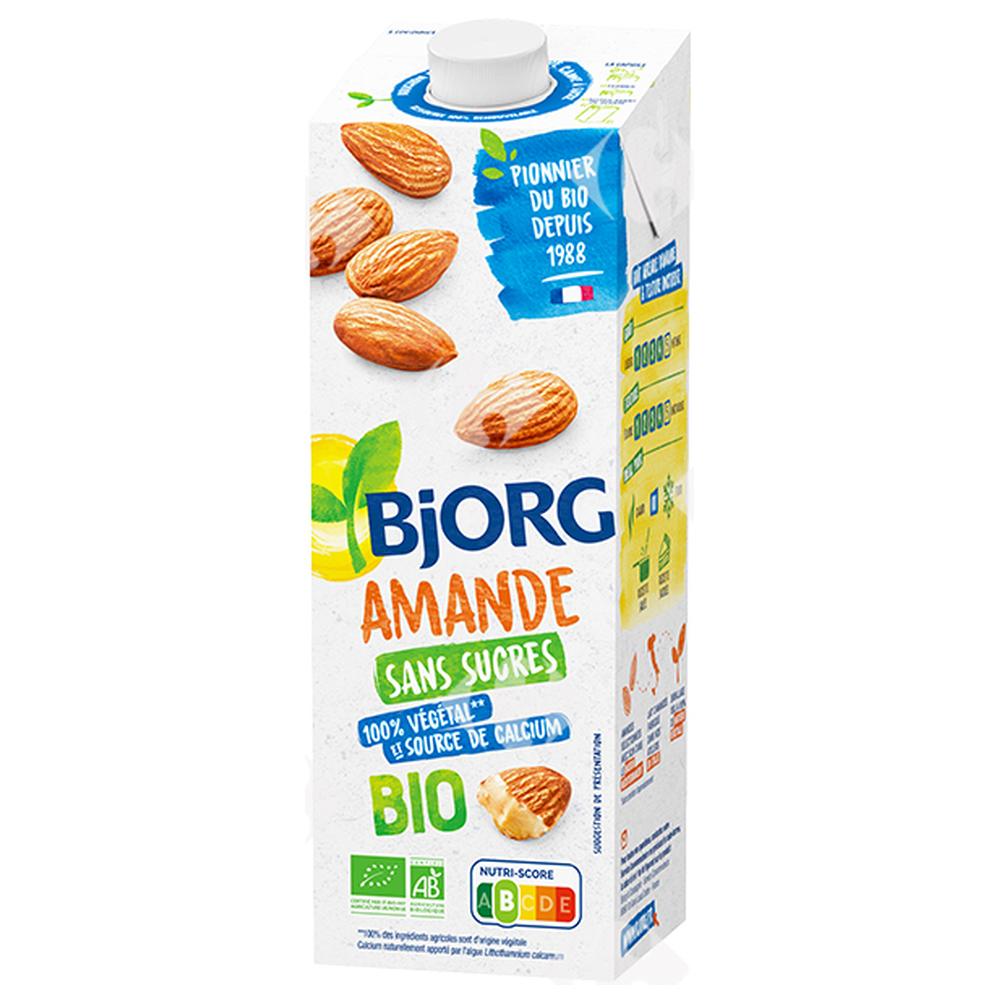 [560148] Lait d'Amande Bio sans Sucres Ajoutés Bjorg 1L
