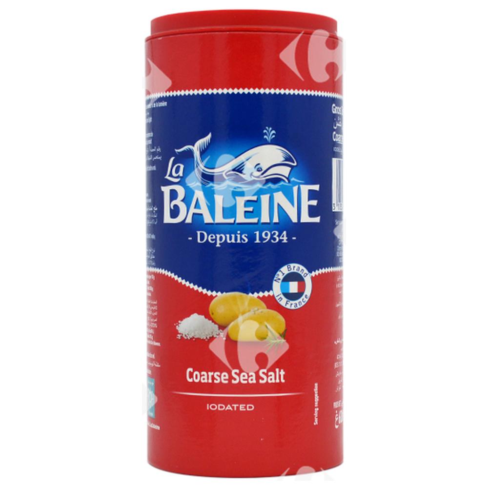 Sel de Mer Fin en Boîte Verseuse La Baleine 600g