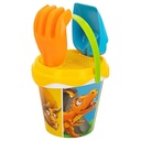 Seau Double Dinos Fantastiques 14cm avec Accessoires 6 pièces
