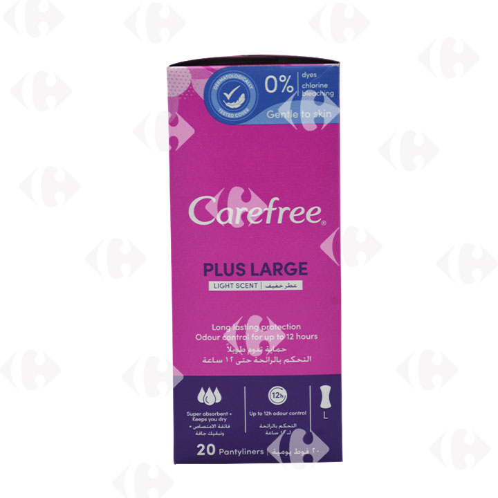 [44963] Protège-Slip Fresh Large Carefree 20 unités
