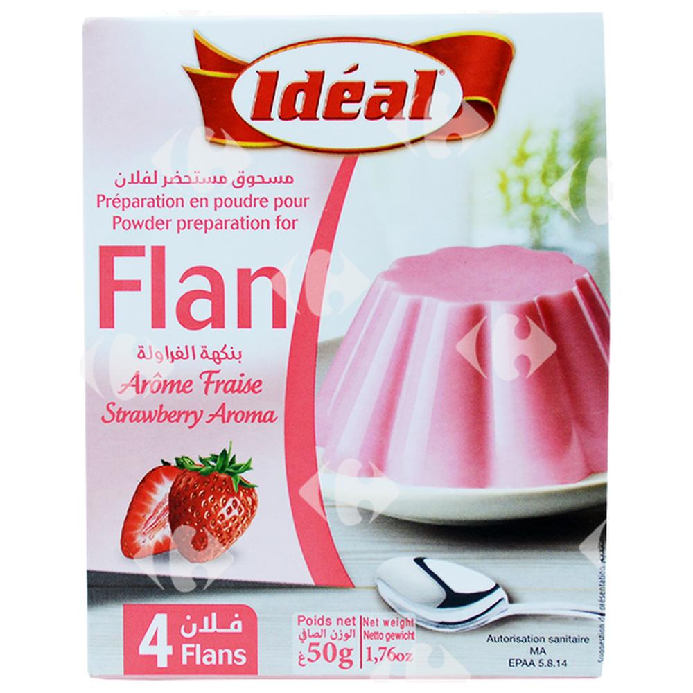 [4039] Flan à Préparer Fraise Idéal 50g