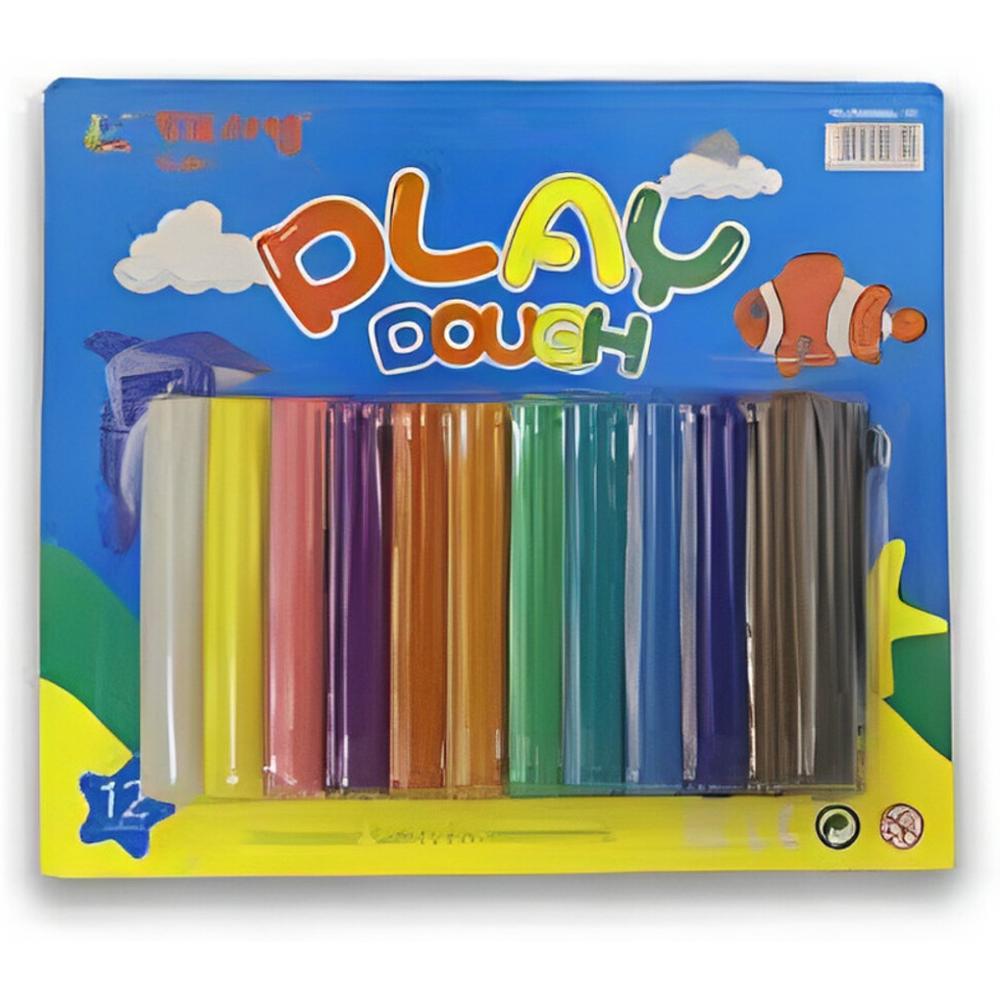 Pâte à Modeler Deli Plasticine 12 unités