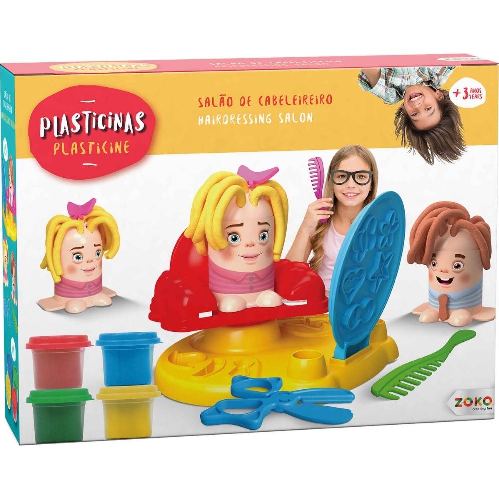 Set Pâte à Modeller Coiffeur Zoko-Plasticinas