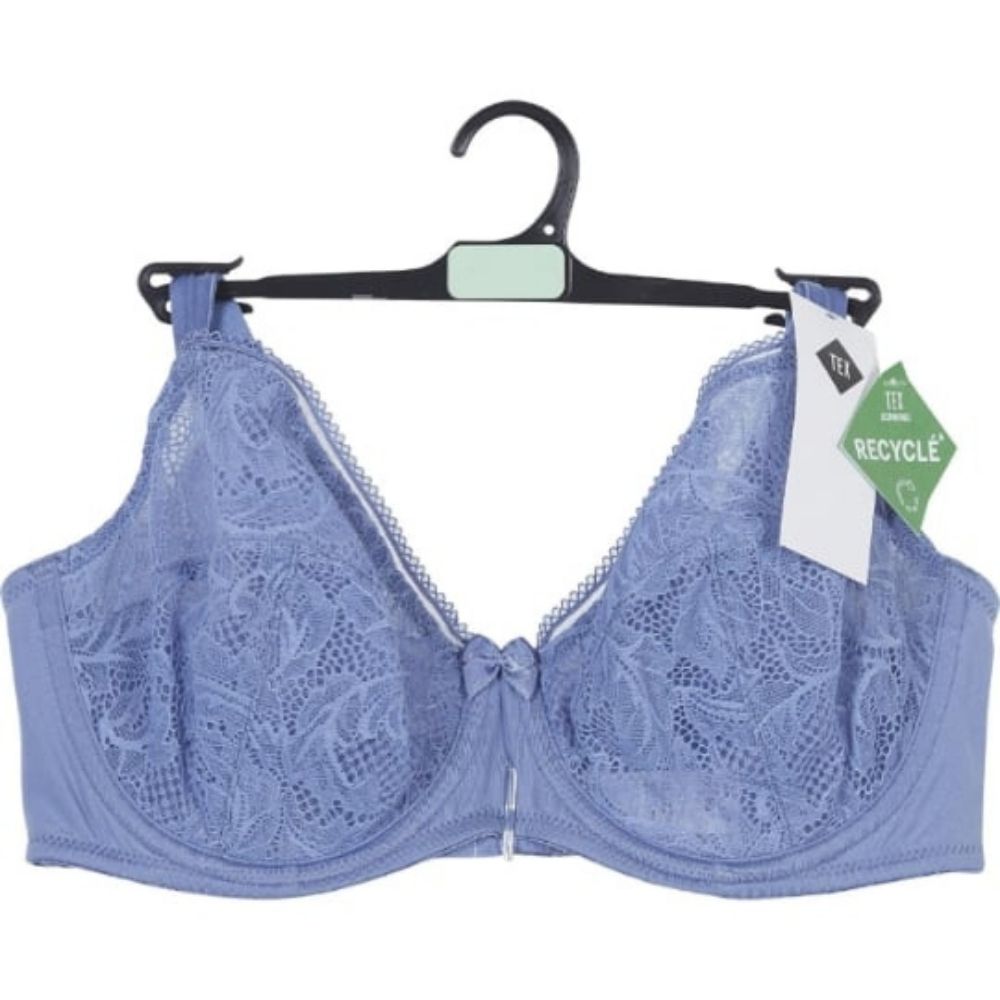 [727547] Soutien-Gorge Ampliforme Armatures Couleur Bleu
