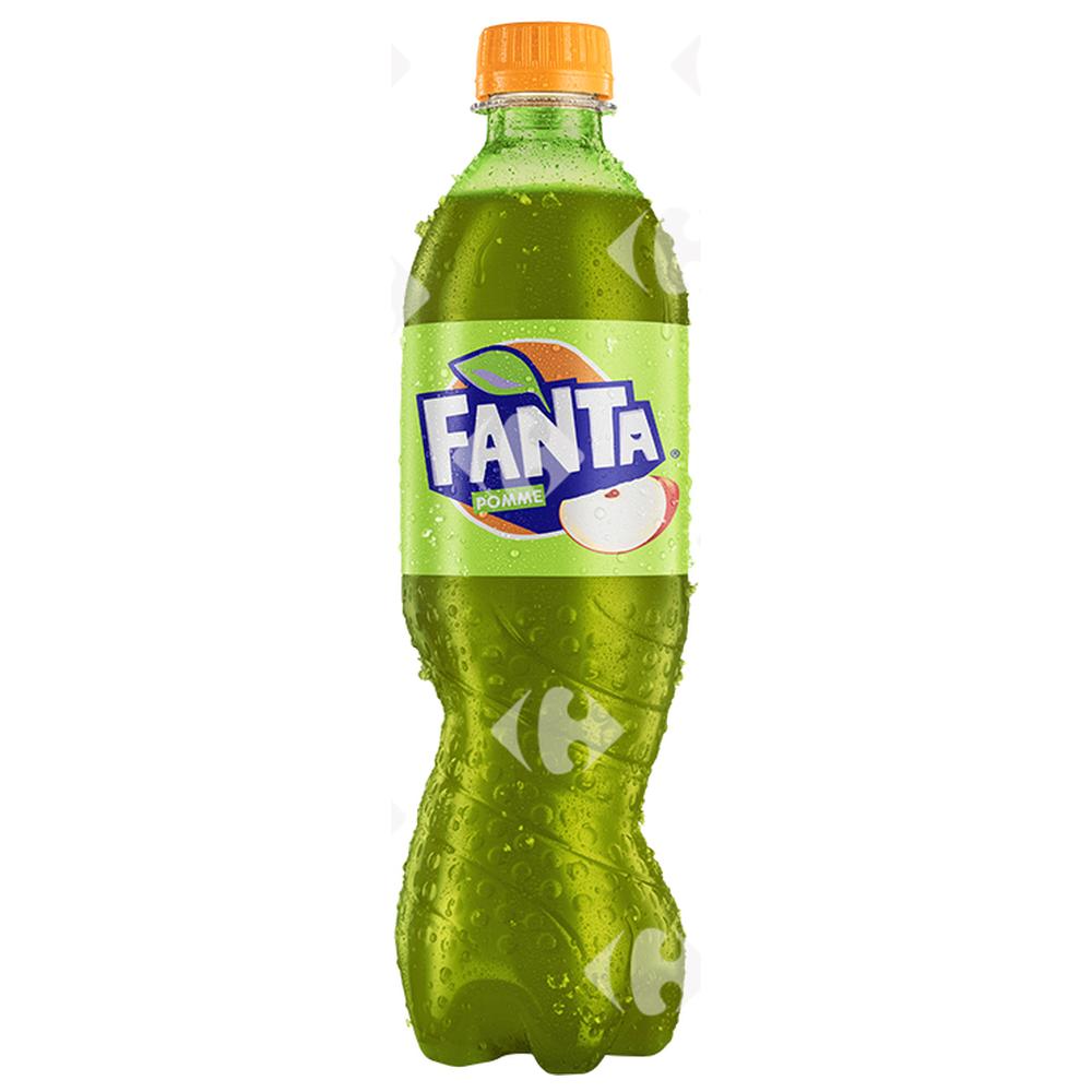 Boisson gazeuse Fanta pomme bouteille 25cl.