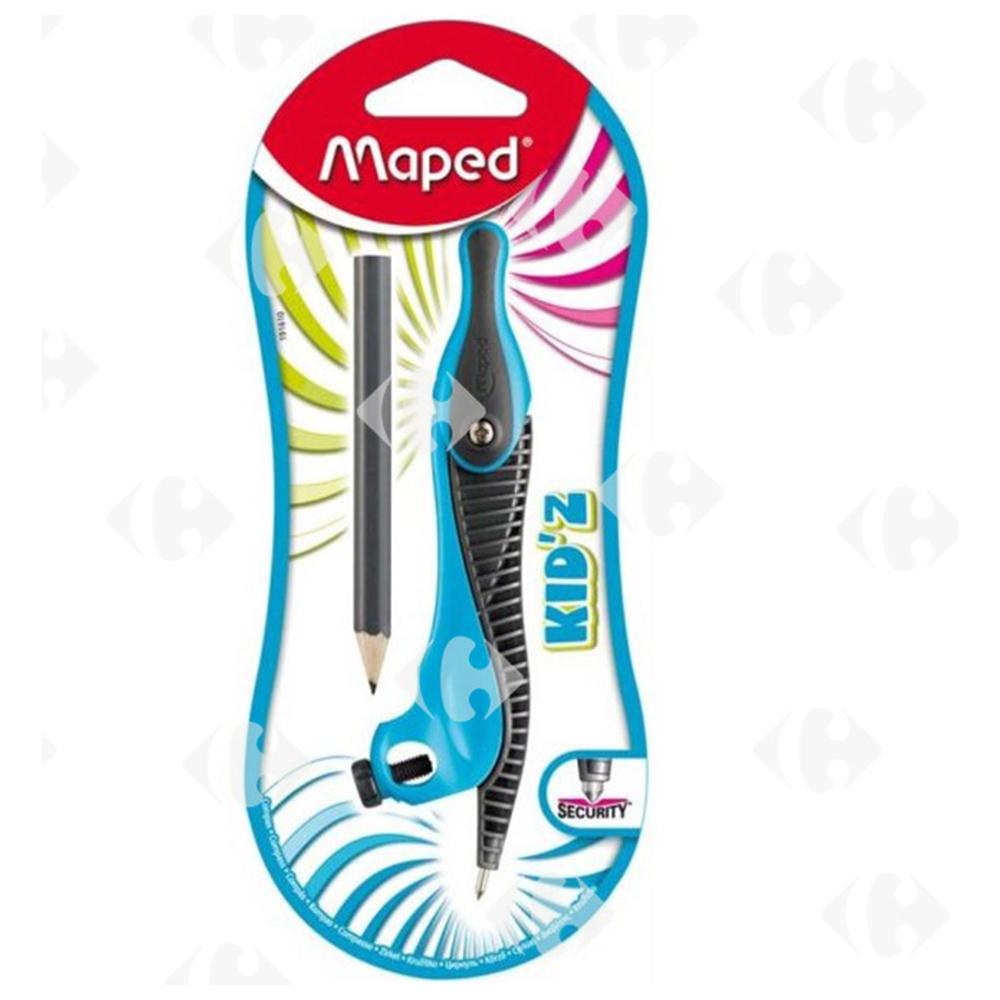 [370102] Compas Plastique Kid'z Avec Crayon Maped